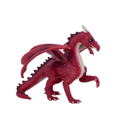 Image of MOJO Red Dragon Mythical Hand Painted Toy Figure Fantasy Creatures Collection True to Life &amp; Highly Detailed Designed in UK