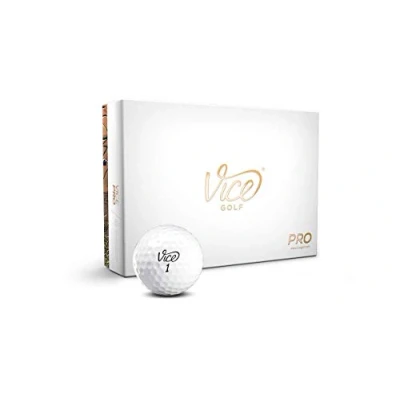 Image of Vice Pro Golf Balls, White (One Dozen)