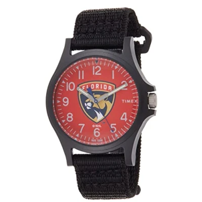 Image of Timex Men&#039;s NFL Pride 40mm Watch, Florida Panthers