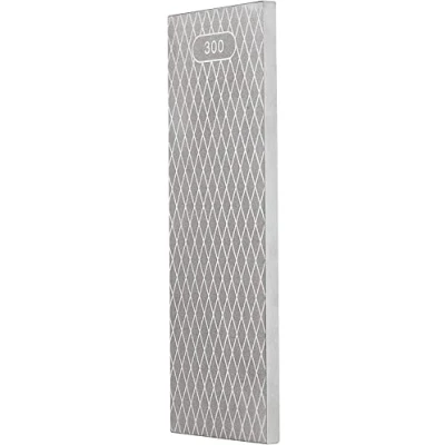 Image of Trend Diamond Sharpening Stone Kit, 8 x 3 Inch Double Sided (300/1000 Grit) Bench with Pouch, Cleaning Block &amp; Non Slip Mat, DWS/CP8/FC