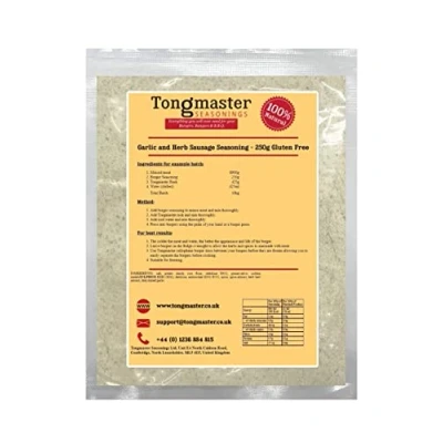 Image of Garlic and Herb Sausage Seasoning 250g (makes a 10kg Batch) Gluten Free