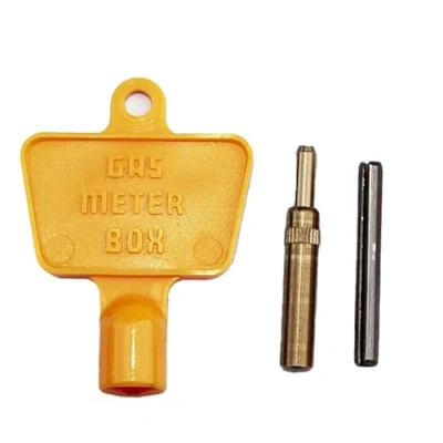 Image of Universal Meter Box Door Repair Kit Hinges and Key Set for Quick Easy Repairs Accessories
