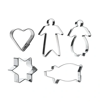 Image of Gastromax 939851 Cutter Set 5 Pieces Stainless Steel Colour, Polypropylene