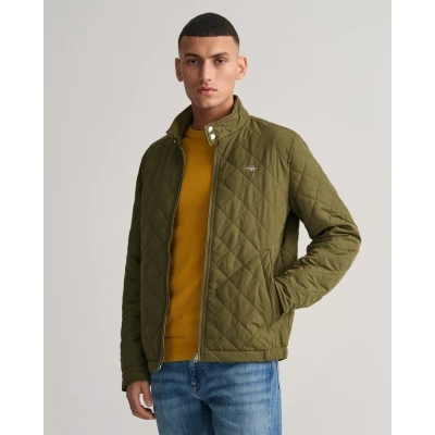 Image of GANT Quilted Cheater Light jacket, Men&#039;s, Size: XXL, Juniper green