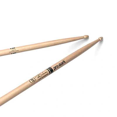 Image of Pro Mark SD330W American Maple Wood Tip Drumsticks in Todd Sucherman Autograph Model, 0.7 in*15.6 in*1.3