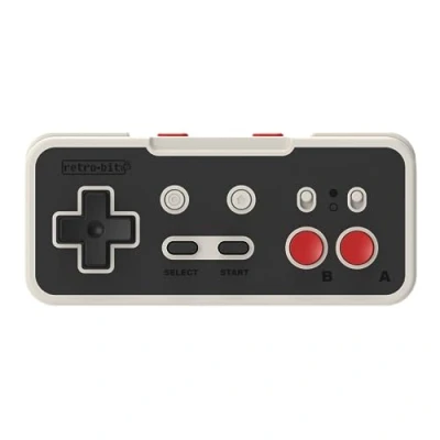 Image of Retro Bit Origin8 2.4 GHz Wireless Controller For Nintendo Switch &amp; NES USB receivers included Classic Grey