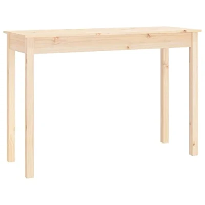 Image of vidaXL Console Table Solid Pine Wood, 110x40x75 cm, Stable Frame, Spacious Top, Ideal for Living Room, Office or Hallway