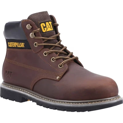 Image of Caterpillar Powerplant S3 Mens Smart Boots Brown 10 UK