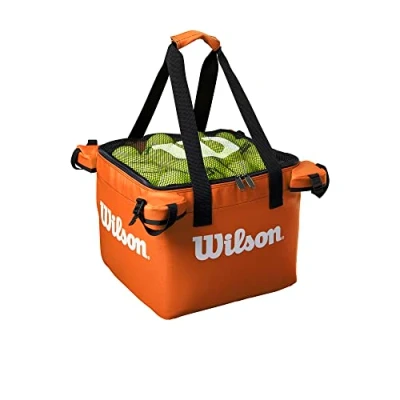 Image of Wilson Tennis Ball Teaching Basket Bag (150 Capacity) Orange