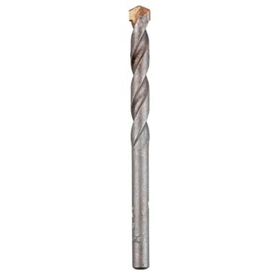 Image of kwb masonry drill Ø 10 mm with robust carbide plate, chipless formed spiral, shot blasted surface and round shank, complies ISO 5468