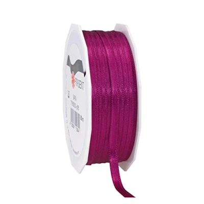 Image of C.E. Pattberg SATIN purple gift ribbon, 55 yards for Wrapping Gifts, 0.24 inches width, Ribbon Decorating &amp; Crafting, Decorative every occasion