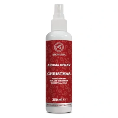 Image of Christmas Aroma Spray 100ml Fresh Aromatic with Fir &amp; Cinnamon Essential Oil Room Mist Linen Wardrobe Freshener Air Aromatization