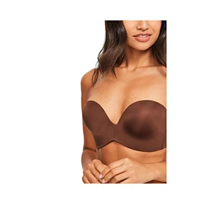 Image of Wonderbra Women&#039;s Ultimate Strapless Everyday Bra, Brown (Brun Mocha 0bp), 32 32B UK