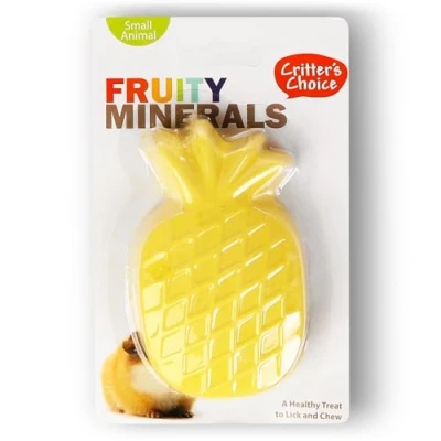Image of 2.5oz Fruity Minerals Pineapple Block For Small Animals