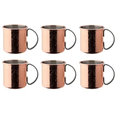 Image of Utopia Chased Copper Mug 17oz/ 48cl, F91120, Pack of 6