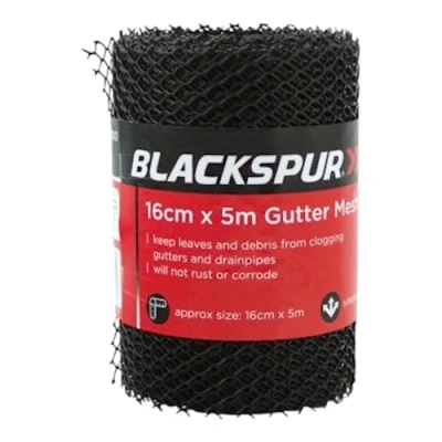 Image of Gutter Mesh 16cm x 5M Black By Blackspur