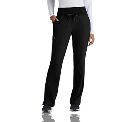 Image of BARCO One 5206 Women&#039;s Midrise Cargo Pant, Black, XL Petite