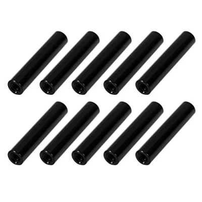 Image of Sourcingmap 10Pcs M3 x 25mm Round Aluminum Column Alloy Standoff Spacer Stud Fastener for Quadcopter Black