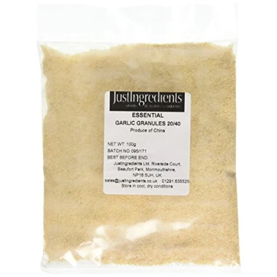 Image of JustIngredients Essentials Garlic Granules, 100 g Pack of 5
