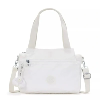 Image of Kipling Women&#039;s Elysia Cross Body, Pure Alabaster, 11.5&#039;&#039;L x 9&#039;&#039;H 5&#039;&#039;D