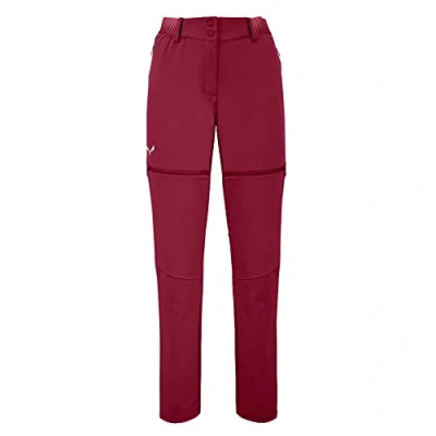 Image of SALEWA Women PEDROC 2 DST W 2/1 PNT. Pants, Rhodo red/6080, 48/42