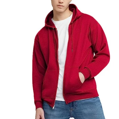 Image of Hanes Mens P180 Athletic sweatshirts, Deep Red, L UK