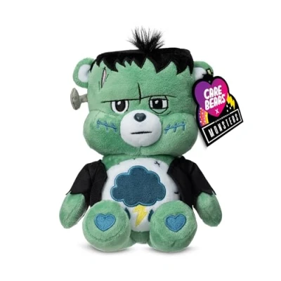 Image of Care Bears Basic Fun, Grumpy as Frankenstein, Universal Monsters 22cm Plush, Cuddly Toys for Children, Cute teddy bear, Suitable Girls and Boys Ages 4+