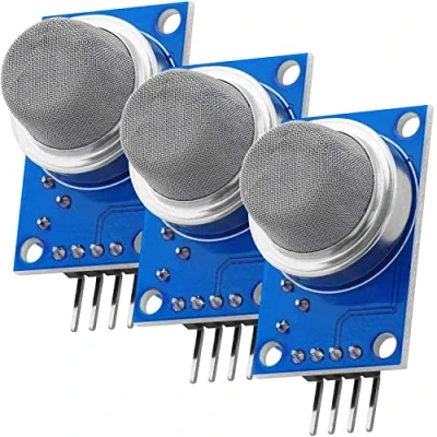 Image of AZDelivery 3 x MQ 135 Air Quality Gas Smoke Detection Sensor Module compatible with Arduino and Raspberry Pi including E Book!