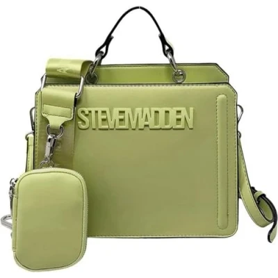 Image of Steve Madden Bevelyn Convertible Crossbody Bag, Green Flare, Going Green, One size