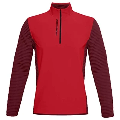 Image of Under Armour Mens Storm Evo Daytona HZ Sweater Versa Red M
