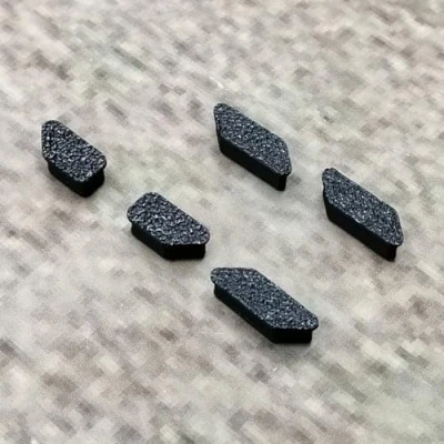 Image of ULEIVA Replacement Buttons 5X Button Black Compatible with Garmin Edge 520 GPS Bicycle Computer Part Repair (Black)
