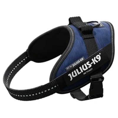 Image of Julius K9, 16IDC FAR M, IDC Powerharness, dog harness, Size: Mini, Denim