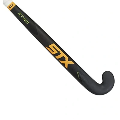 Image of STX Adult XT 701 Field Hockey Stick, Black/Orange/Green, 36.5 inches
