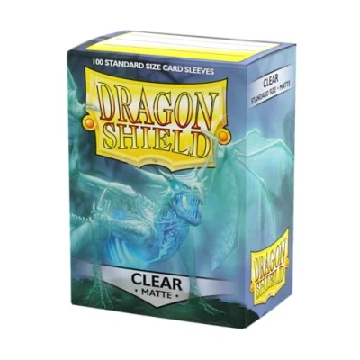 Image of Dragon Shield 11001 Matte Standard Size Sleeves 100pk Clear