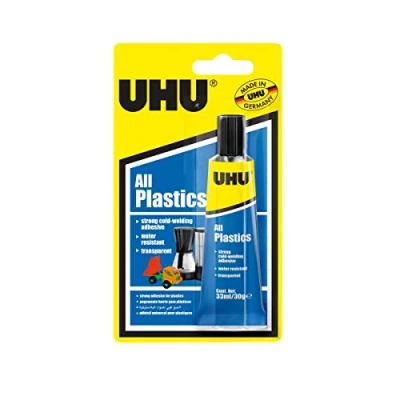 Image of UHU 3 63166, Blister, Powerful universal adhesive for plastics, 33ml, transparent