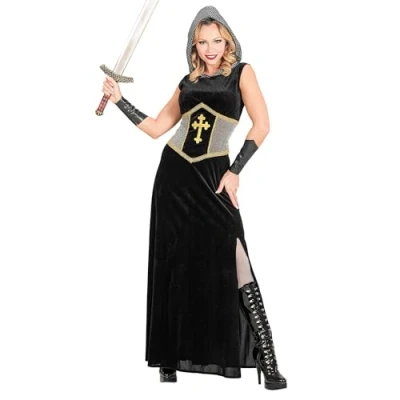 Image of Widmann wdm99092 ? Joan of Arc Costume, Black, Medium