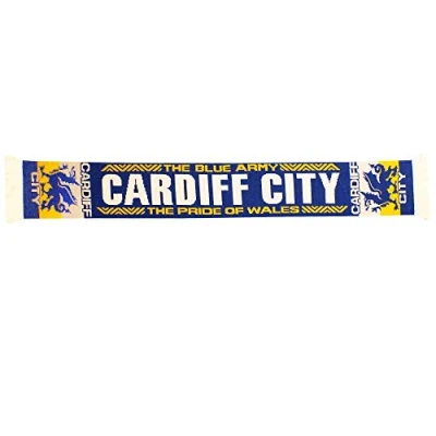 Image of Beyond Happy Cardiff City Football Fans Scarf Bluebirds Supporters