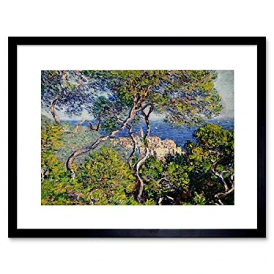 Image of Wee Blue Coo Claude Monet Bordighera Old Master Picture Framed Wall Art Print