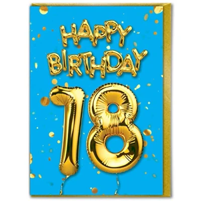 Image of Brainbox Candy 18th Birthday Card For Son Daughter Grandson Grandaughter Friend