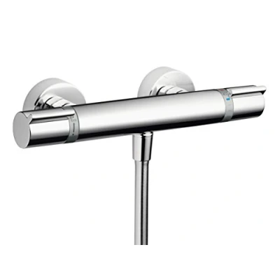 Image of hansgrohe thermostatic shower mixer for exposed installation Versostat, thermostat 1 function, chrome, 15368000