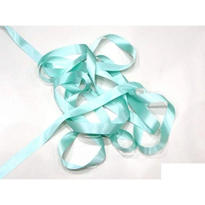 Image of Aqua 25mm Satin Ribbon Double Sided Berisfords 3501 (3 Meters)