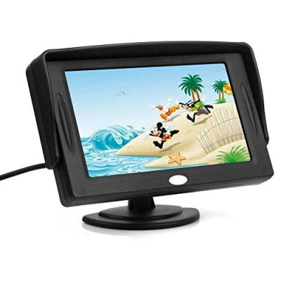Image of BW 4.3&quot; TFT LCD Color Monitor 16: 9 for Car Reversing Parking Rearview Camera GPS