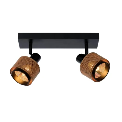 Image of Rafa Classic Twin Ceiling Spotlight 2xE14 Black