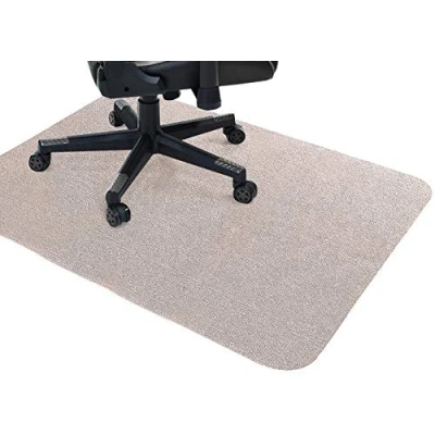 Image of GGoty Office Floor Protector,Home Under Chair Mat Non Slip Mat,Unrolled Pad Suitable for Carpet Floors (120 * 90cm,Beige)