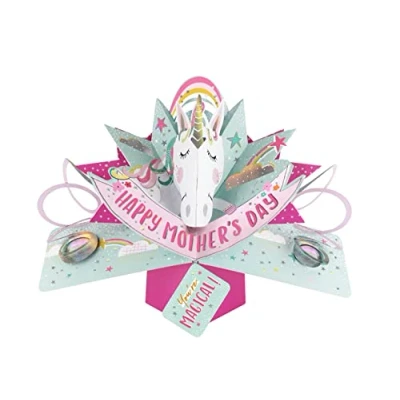 Image of Second Nature Mother&#039;s Day &#039;Unicorn&#039; Pop Up Card MPOP025