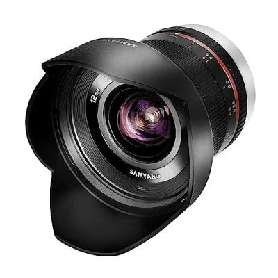 Image of Samyang MF 12mm F2.0 Manual Focus Lens for Fuji X Black
