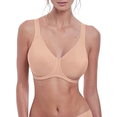 Image of Fantasie Women&#039;s Aura Molded Full Cup Underwire T Shirt Bra, Opaque, Natural Beige, 30D