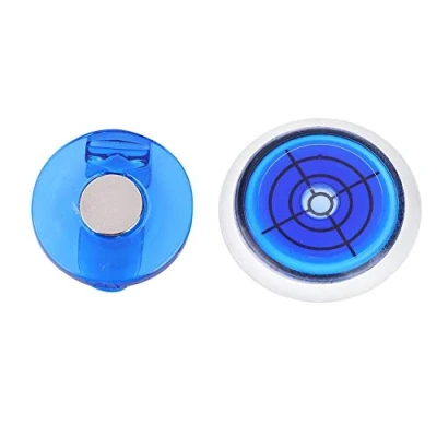 Image of Dwawoo Golf Ball Marker Hat Clip, Target Pattern Clip Level Accessories(Blue) Leisure Sport