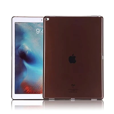 Image of Demacia Asgens iPad Air 2 2014 9.7&#039;&#039; Case, Black Clear Slim Silicone Soft TPU Tablet Computer Case Shock Absorption for Model A1566 A1567