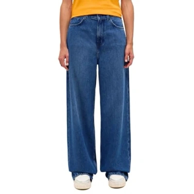 Image of MUSTANG Women&#039;s Style Luise Wide Jeans, mid Blue, 32W x 32L